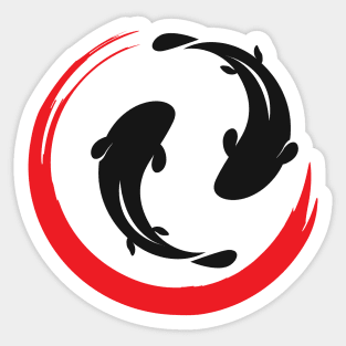 Koi fish Sticker